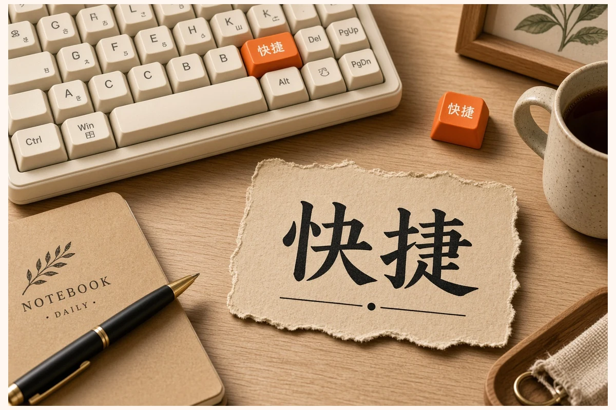 快捷操作说明图